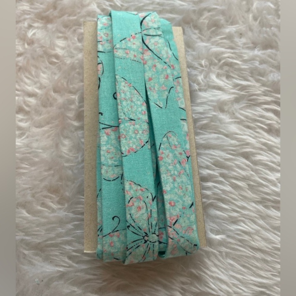 Handmade Double-Fold Bias Tape –Baby Blue  – 2 Yards